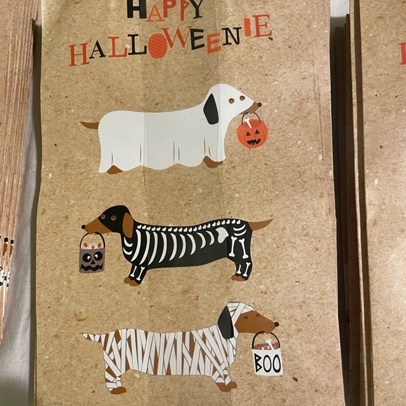 DACHSHUND Halloween treat bags 13/set.Goblin Ghoul party 3 sets available - Picture 7 of 7